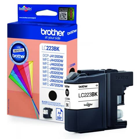 Cartuccia inkjet LC-223 Brother nero  LC-223BK