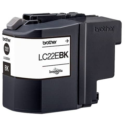 Cartuccia inkjet Brother nero  LC-22EBK