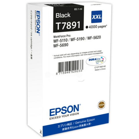Cartuccia inkjet altissima resa T7891 – XXL Epson nero C13T789140