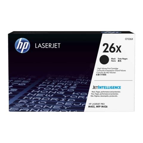Toner alta capacità 26X HP nero  CF226X