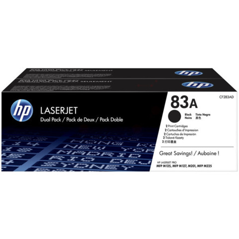 Toner 83A HP nero  Conf. 2 – CF283AD