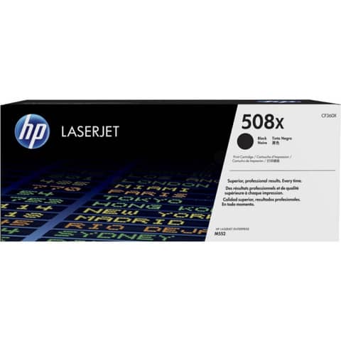 Toner alta capacità 508X HP nero  CF360X