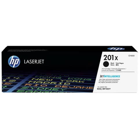 Toner alta capacità 201X HP nero  CF400X