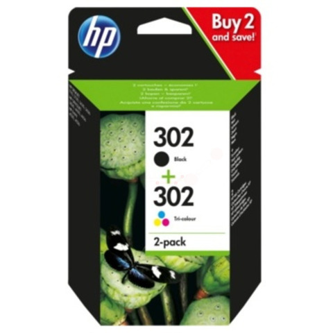 Cartucce inkjet 302 HP nero +colore  Combo pack – X4D37AE