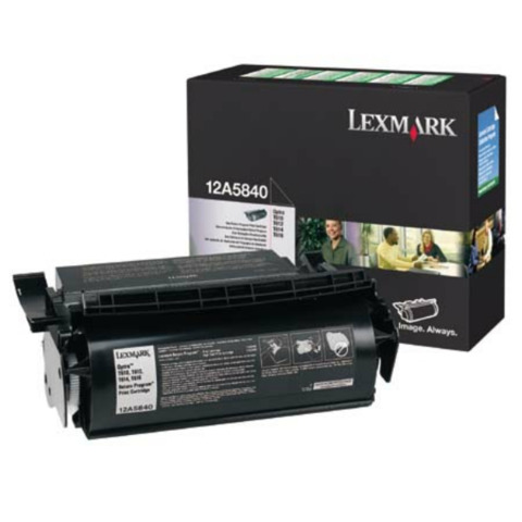 Toner return program Lexmark nero  12A5840