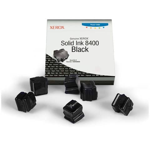 Stick solid ink Xerox nero  Conf. 6 – 108R00608