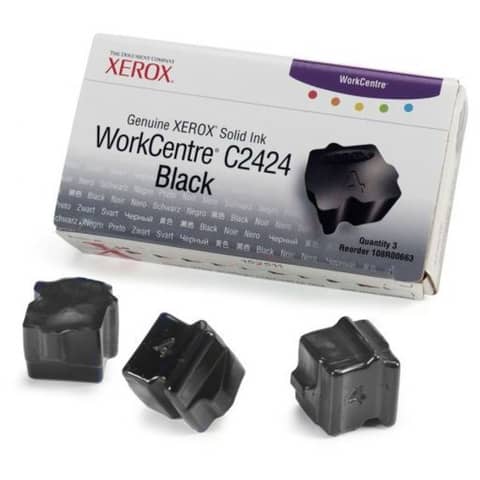 Stick solid ink Xerox nero  Conf. 3 – 108R00663