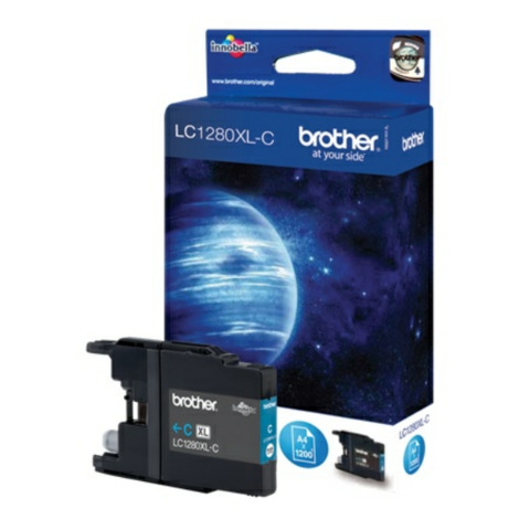 Cartuccia inkjet alta capacità 1280 Brother ciano LC-1280XLC
