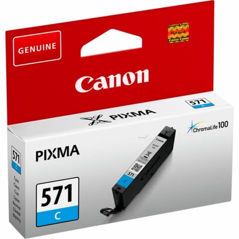 Cartuccia inkjet alta capacità CLI-571C XL Canon ciano 0332C001