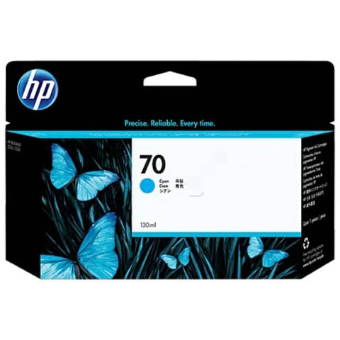 Cartuccia inkjet ink pigmentato 70 HP ciano C9452A