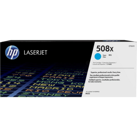 Toner alta capacità 508X HP ciano  CF361X