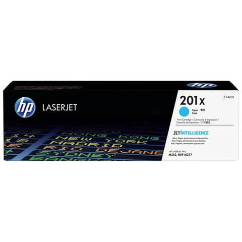Toner alta capacità 201X HP ciano  CF401X
