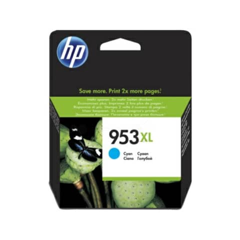 Cartuccia inkjet alta capacità 953XL HP ciano F6U16AE