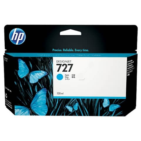 Cartuccia inkjet alta capacità 727 HP ciano – F9J76A