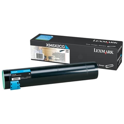 Toner alta resa Lexmark ciano  X945X2CG