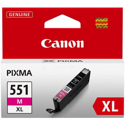 Serbatoio inchiostro alta capacità CLI-551XL M Canon magenta 6445B001