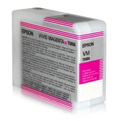 Cartuccia inkjet ink pigmentato T580A Epson magenta C13T580A00