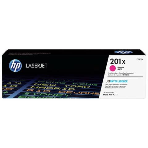 Toner alta capacità 201X HP magenta  CF403X