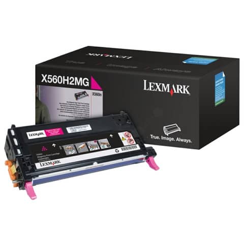 Toner alta resa Lexmark magenta  X560H2MG