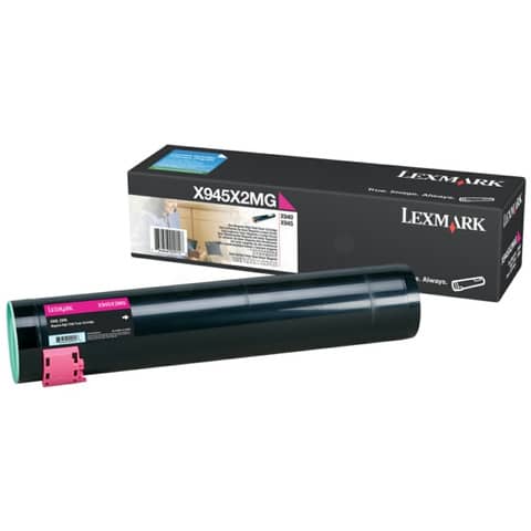 Toner alta resa Lexmark magenta  X945X2MG