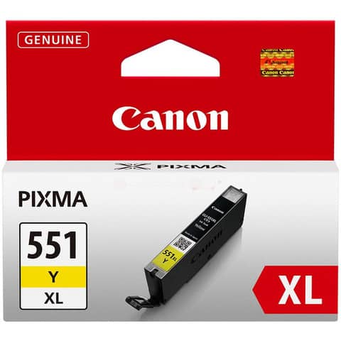 Serbatoio inchiostro alta capacità CLI-551XL Y Canon giallo 6446B001