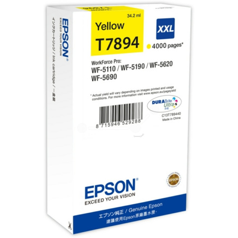 Cartuccia inkjet altissima resa T7894 – XXL Epson giallo C13T789440