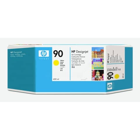 Cartuccia inkjet alta capacità 90 HP giallo C5065A