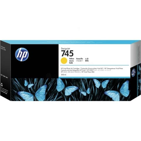 Cartuccia inkjet alta capacità 745 HP giallo F9K02A