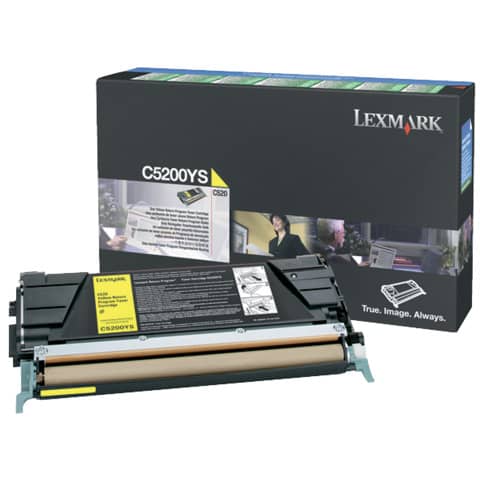 Toner return program Lexmark giallo  C5200YS