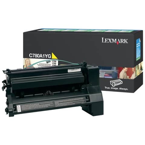 Toner return program Lexmark giallo  C780A1YG