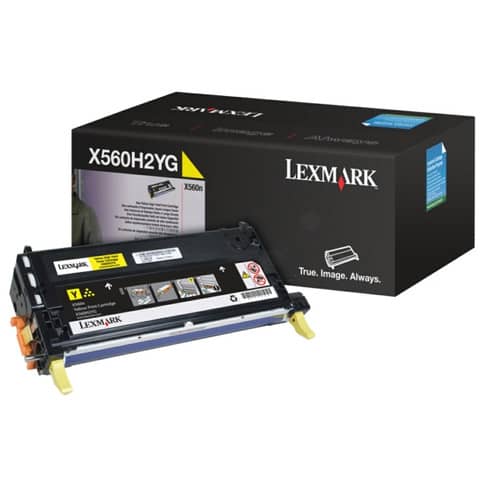 Toner alta resa Lexmark giallo  X560H2YG
