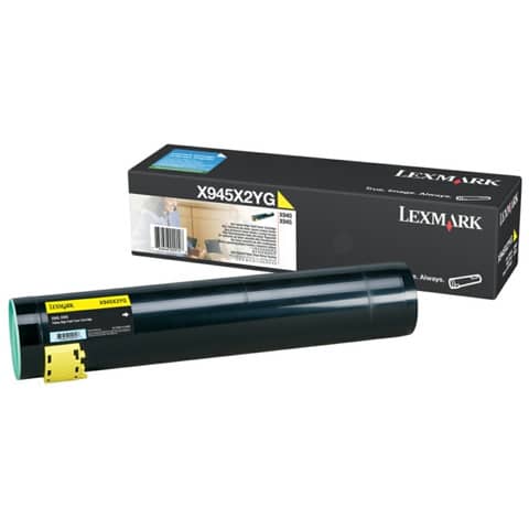 Toner alta resa Lexmark giallo  X945X2YG
