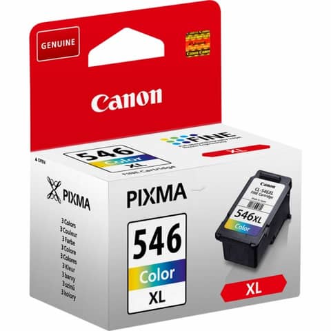 Cartuccia inkjet alta resa CL-546XL Canon colore 8288B001