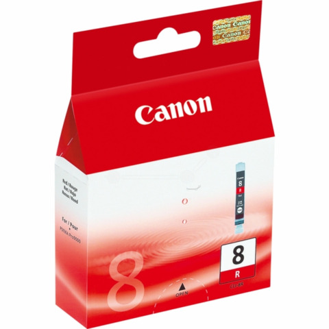 Serbatoio inchiostro CLI-8R Canon rosso  0626B001