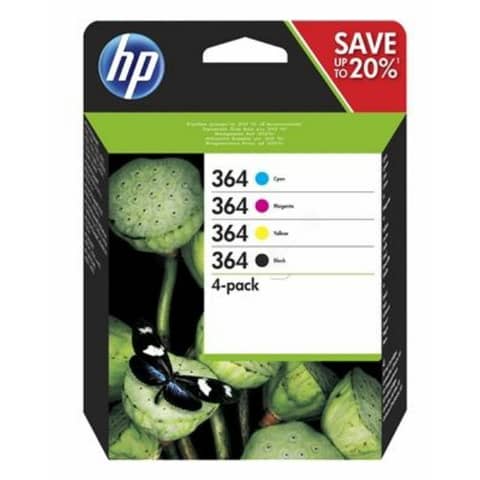 cartucce inkjet 364 HP nero+ciano+magenta+giallo Conf. 4 – N9J73AE