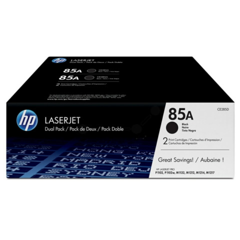 Toner 85A HP nero  Conf. 2 – CE285AD