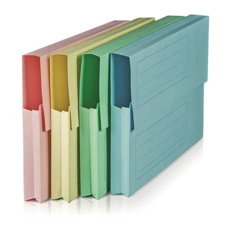 Cartella a soffietto BREFIOCART Canguro in cellulosa 25×32 cm giallo conf. da 50 pezzi – 0205507.GI