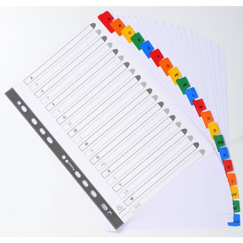 Intercalari stampati in digitale Exacompta Protect’o cartoncino A4 160g/mq 20 tasti AZ – 1111E
