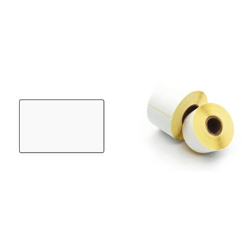 Rotolo 500 etichette ad. Printex per stampanti trasf. termico diretto bianco permanente – ETE50100