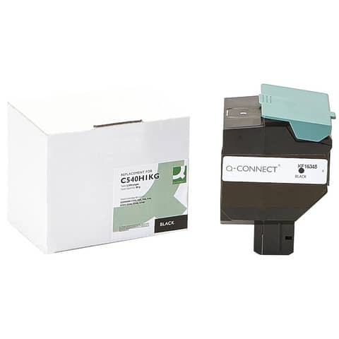 Toner Q-Connect rigenerato Lexmark C540H1KG nero – K15467QC