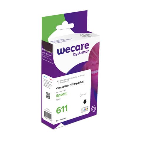 Cartuccia inkjet WECARE compatibile Epson C13T06114010 – nero K12202W4