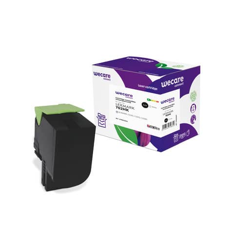 Toner alta resa WECARE compatibile Lexmark 70C2HK0 – nero K15822W4