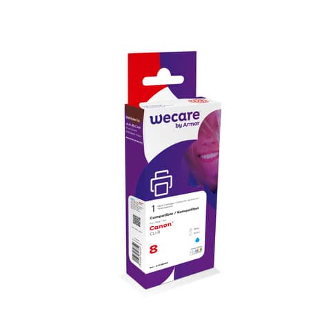 Serbatoio inchiostro WECARE compatibile Canon 0621B001 – ciano K12384W4