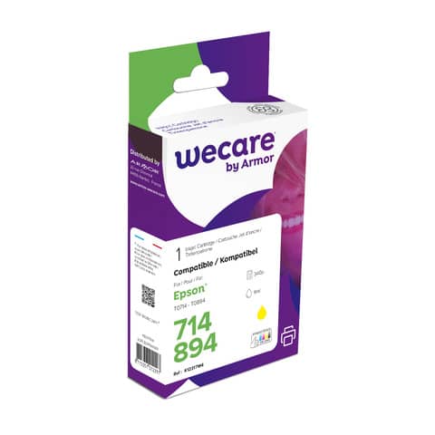 Cartuccia inkjet WECARE compatibile Epson C13T07144012 – giallo K20391W4