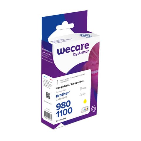 Cartuccia inkjet WECARE compatibile Brother LC-1100Y – giallo K12447W4