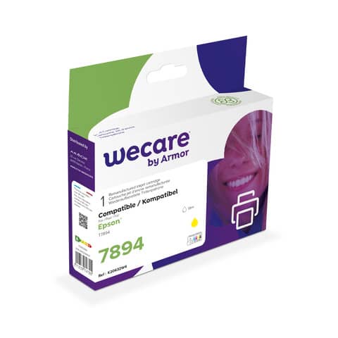 Cartuccia inkjet altissima resa WECARE compatibile con Epson C13T789440 – giallo K20632W4