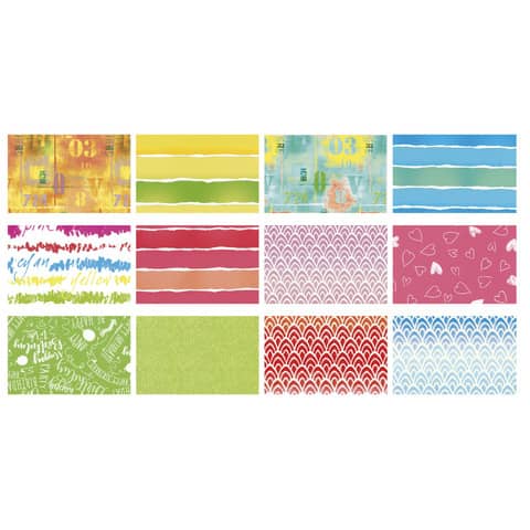 Carta regalo piegata Rex-Sadoch Raso Tendenze Fiori 70×100 cm assortiti Conf. 100 pezzi – R4412GEN