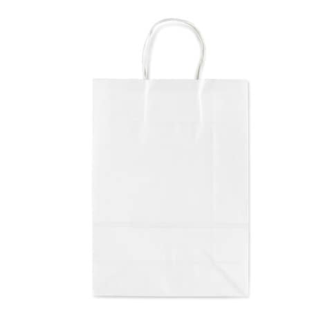 Sacchetti da regalo Rex-Sadoch Allegra tinta unita 22x10x27 cm bianco conf. da 25 – SDS22BIA