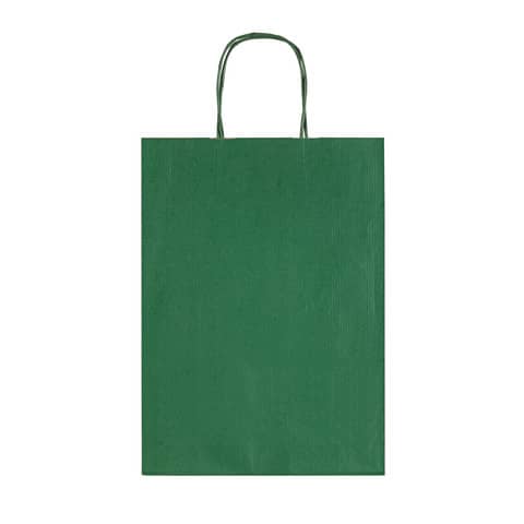 Sacchetti da regalo Rex-Sadoch Allegra tinta unita Dark 22x10x27 cm verde conf. da 25 – SDF22-560
