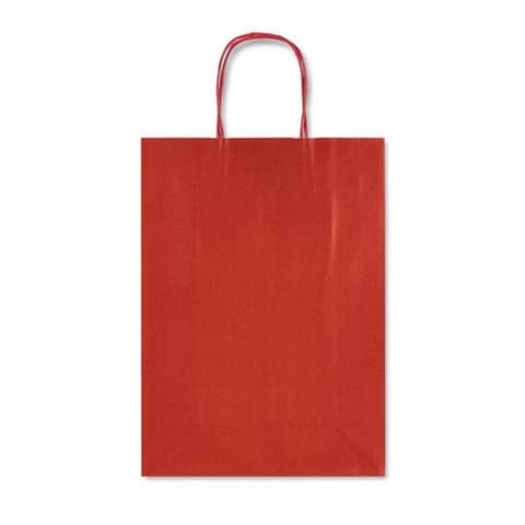 Sacchetti da regalo Rex-Sadoch Allegra tinta unita Dark 36x12x41 cm rosso conf. da 25 – SDF36-551